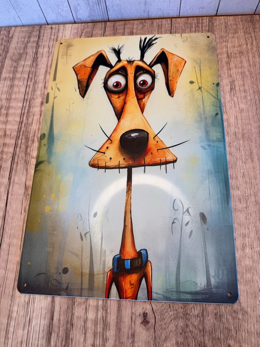 Rescue Dog Metal Sign Dog Lover Gift Decor Gift Idea Rescue Hound Dog NEW!